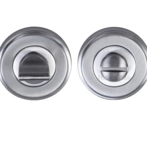 Heritage Brass Round 50Mm Diameter Turn & Release, Satin Chrome