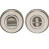 Heritage Brass Round 50Mm Diameter Turn & Release, Satin Nickel