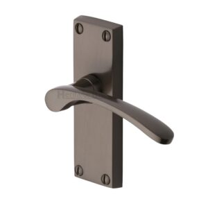 Heritage Brass Sophia Short Matt Bronze Door Handles (Sold In Pairs)