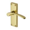 Heritage Brass Sophia Short Polished Brass Door Handles (Sold In Pairs)