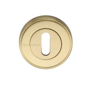 Heritage Brass Standard Key Escutcheon, Satin Brass