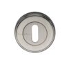 Heritage Brass Standard Key Escutcheon, Satin Nickel