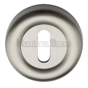 Heritage Brass Standard Key Escutcheon, Satin Nickel