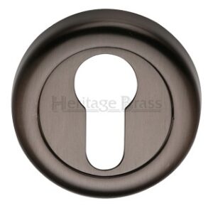 Heritage Brass Euro Profile Key Escutcheon, Matt Bronze