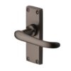 Heritage Brass Windsor Matt Bronze Door Handles (Sold In Pairs)