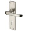 Heritage Brass Windsor Satin Nickel Door Handles(Sold In Pairs)