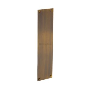 Heritage Brass Flat Fingerplate (305Mm X 76Mm), Antique Brass Finish