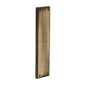 Heritage Brass Raised Fingerplate (282Mm X 63Mm), Antique Brass Finish