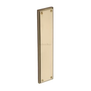 Heritage Brass Raised Fingerplate (282Mm X 63Mm), Polished Brass Finish