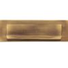 Heritage Brass Gravity Flap Letter Plate (280Mm X 80Mm), Antique Brass