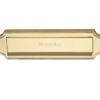 Heritage Brass Gravity Letter Plate (280Mm X 78Mm), Polished Brass