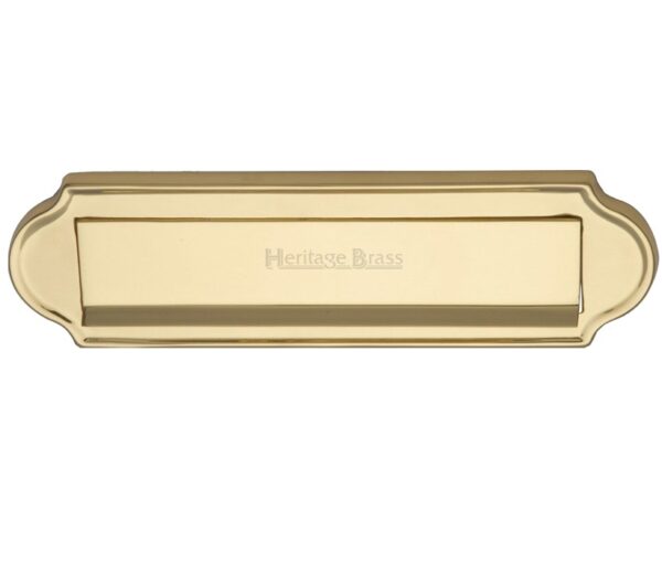 Heritage Brass Gravity Letter Plate (280Mm X 78Mm), Polished Brass