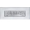 Heritage Brass Letters Embossed Letter Plate (254Mm X 101Mm), Satin Chrome