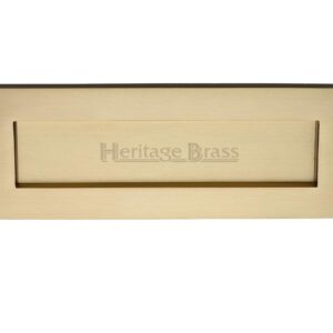 Heritage Brass Letter Plate (Various Sizes), Satin Brass