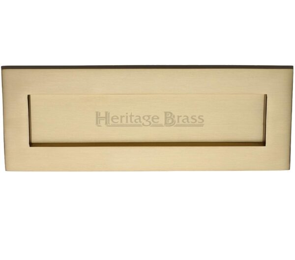 Heritage Brass Letter Plate (Various Sizes), Satin Brass