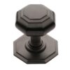 Heritage Brass Octagonal Tiered Centre Door Knob, Matt Bronze