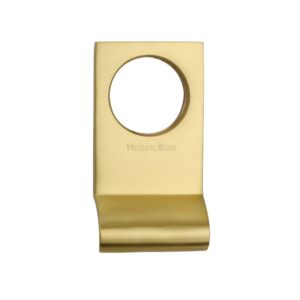 Heritage Brass Rectangular Cylinder Pull (84Mm X 45Mm), Satin Brass