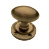 Heritage Brass Suffolk Mortice Door Knobs, Antique Brass (Sold In Pairs)