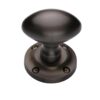 Heritage Brass Suffolk Mortice Door Knobs, Matt Bronze (Sold In Pairs)