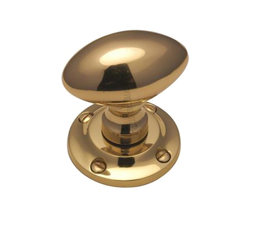 Heritage Brass Suffolk Mortice Door Knobs, Polished Brass (Sold In Pairs)