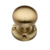 Heritage Brass Victoria Mortice Door Knobs, Satin Brass (Sold In Pairs)