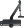 Zoo Hardware, Fixed Power Size 3 Overhead Door Closer, Black