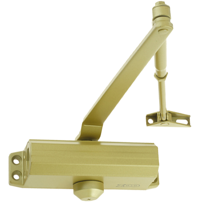 Zoo Hardware, Fixed Power Size 3 Overhead Door Closer, Gold