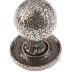 Jedo Collection Valley Forge Round Cabinet Knob (27Mm X 39Mm), Pewter Patina