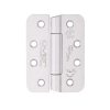 Grade 14 Concealed Bearing Hinge Stainless Steel Radius - Grade 201 - 102 x 76 x 3mm - Hospital Tip