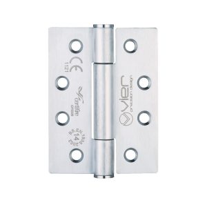 Grade 14 Concealed Bearing Hinge Stainless Steel - Grade 201 - 102 x 76 x 3mm (PAIR)