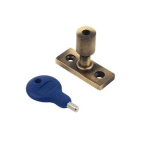 Locking Casement Stay Pin, Florentine Bronze