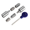 Sash Window Locking Security Stop, Satin Chrome