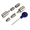 Sash Window Locking Security Stop, Satin Nickel