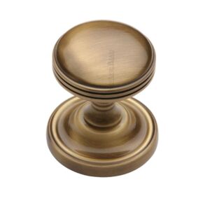 Heritage Brass Whitehall Mortice Door Knobs, Antique Brass (Sold In Pairs)