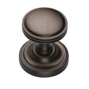 Heritage Brass Whitehall Mortice Door Knobs, Matt Bronze (Sold In Pairs)