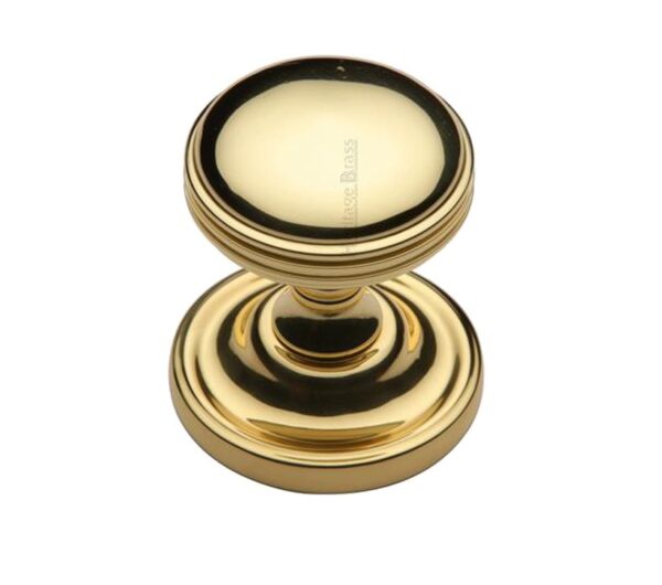 Heritage Brass Whitehall Mortice Door Knobs, Polished Brass (Sold In Pairs)