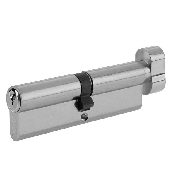 Yale 90mm Euro ThumbTurn Cylinder - Satin Nickel Plate