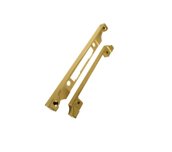 Heritage Brass Rebate Set For 3 Lever Sash Locks Yksl, Polished Brass Finish