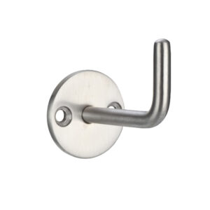 Zoo Hardware Zas Circular Single Robe Hook, Satin Stainless Steel