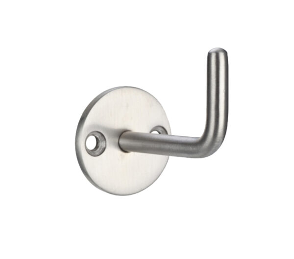 Zoo Hardware Zas Circular Single Robe Hook, Satin Stainless Steel