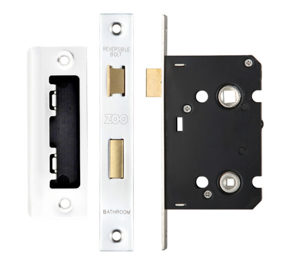 Zoo Hardware Contract Bathroom Lock (64Mm Or 76Mm), Polished Stainless Steel