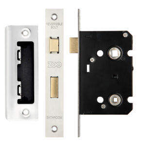 Zoo Hardware Contract Bathroom Lock (64Mm Or 76Mm), Satin Stainless Steel