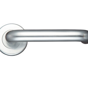 Zoo Hardware Contract Aluminium Rtd Lever, Satin Aluminium (Sold In Pairs)