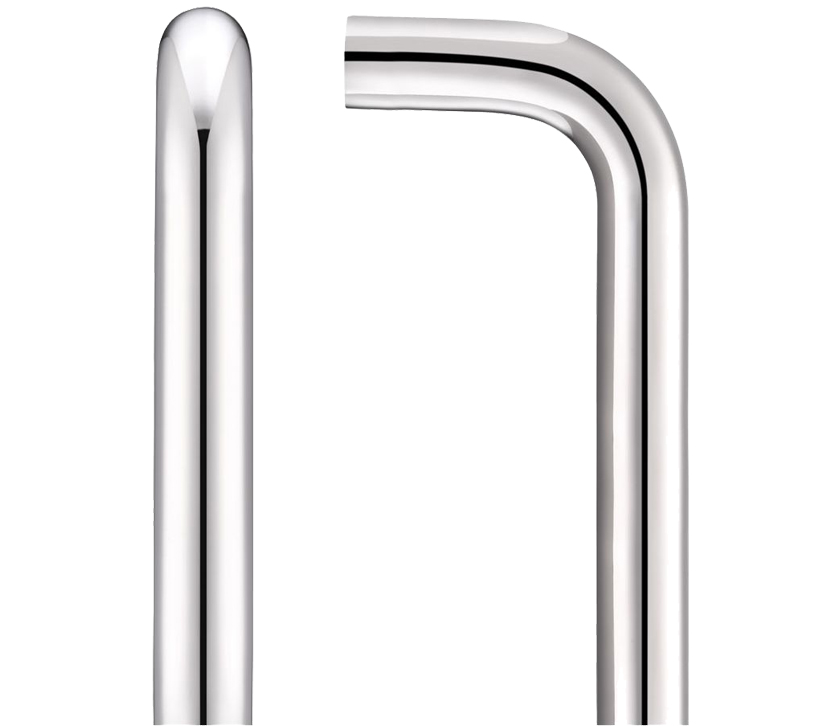 Zoo Hardware Zcsd Architectural D Pull Handle (19Mm Bar Diameter), Polished Stainless Steel