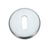 Zoo Hardware Stanza Contract Standard Profile Escutcheon, Satin Chrome