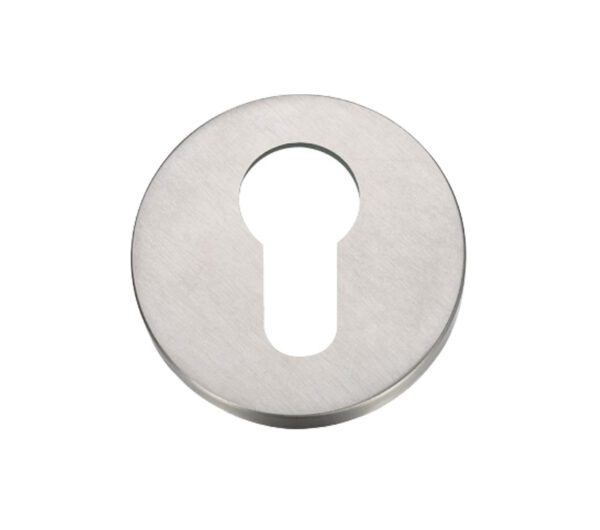 Zoo Hardware Zg4S Euro Profile Escutcheon, Satin Stainless Steel