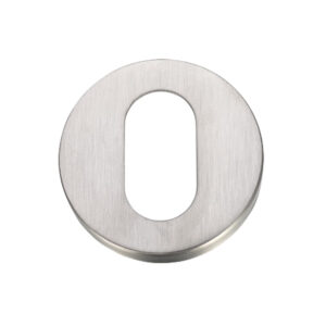 Zoo Hardware Zg4S Oval Profile Key Escutcheon, Satin Stainless Steel