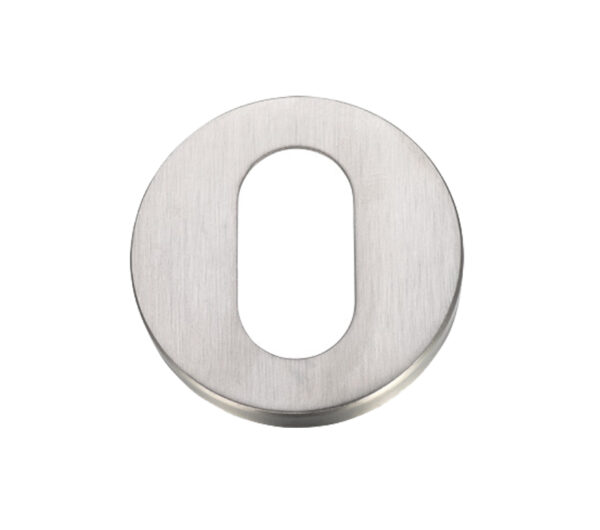 Zoo Hardware Zg4S Oval Profile Key Escutcheon, Satin Stainless Steel