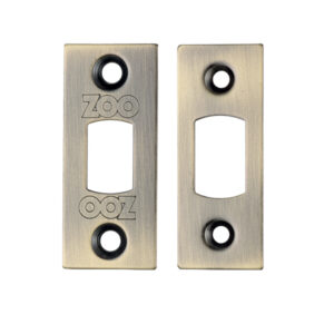 Zoo Hardware Face Plate And Strike Plate Accessory Pack, Florentine Bronze