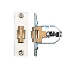 Zoo Hardware Adjustable Roller Latch (76Mm), Polished Nickel